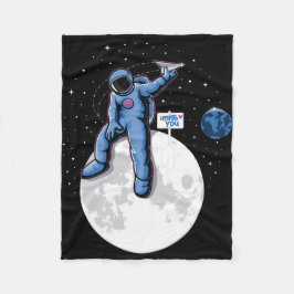 Cobertor De Velo Astronauta Saudoso da Terra