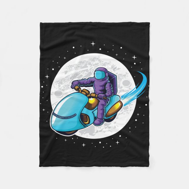 Cobertor De Velo Astronauta Viajante no Espaço (Frente)
