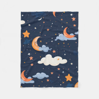Cobertor De Velo Astronomia em papel padrão celestial