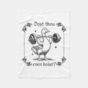 Cobertor De Velo Até Mesmo Hoist_ Funny Medieval Gyout Workout G