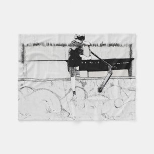 Cobertor De Velo Aterrissando - Patinete de acrobacia