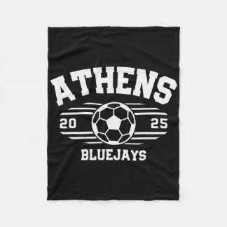 Cobertor De Velo Athens Bluejays Soccer Byll 2025 Hs