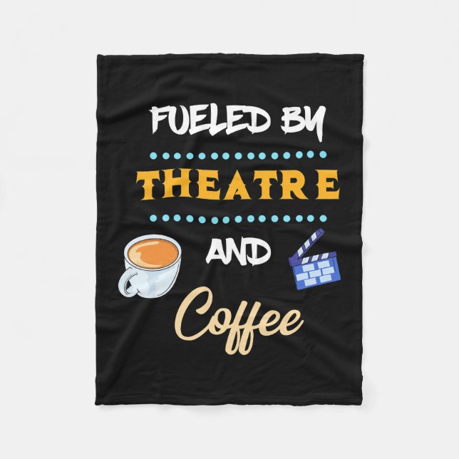 Cobertor De Velo Ator Alimentado Por Café De Teatro (Frente)