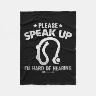 Cobertor De Velo Audição Imparada, Por Favor Fale U