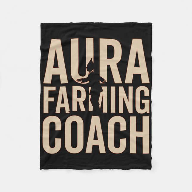 Cobertor De Velo Aura Farming Coach Boat Racing Halloween (Frente)