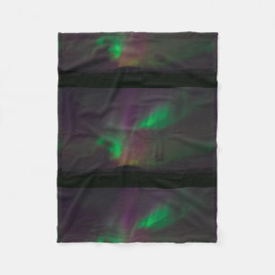 Cobertor De Velo Aurora Borealis Norte Ilumina Terras Naturais