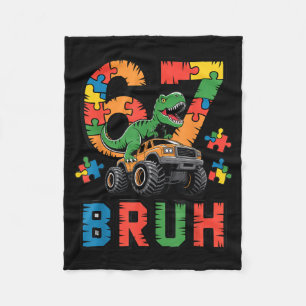 Cobertor De Velo Ausim Six Seven Bruh Dino Consciência do Autismo 6