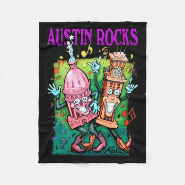 Cobertor De Velo Austin Rocks (Frente)