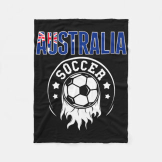 Cobertor De Velo Australia Soccer Fans Jersey Australian Flag Footl