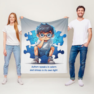 Cobertor De Velo Autismo-