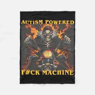 Cobertor De Velo Autismo Alimentado F#ck Machine Memória esquelétic