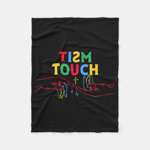 Cobertor De Velo Autismo Camisa Engraçado Tismo Toque Memória Autis