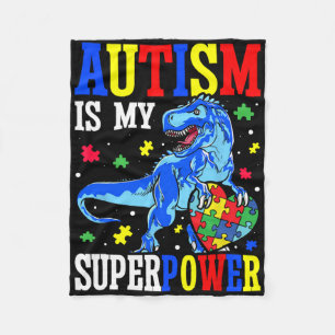 Cobertor De Velo Autismo É Meu Superpoder Autismo Sensibilização Di