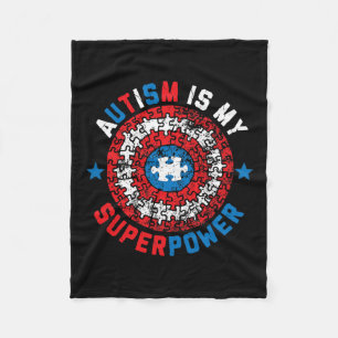 Cobertor De Velo Autismo É O Meu Superpoder Autismo Sensibilização 
