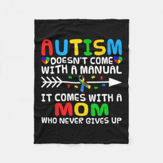 Cobertor De Velo Autismo Mãe não vem com um Autismo manual