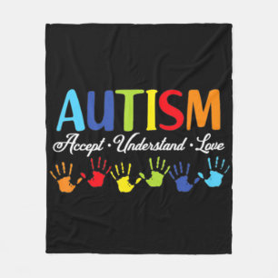 Cobertor De Velo Autismo Sensibilização Accept Entenda Autismo Auti