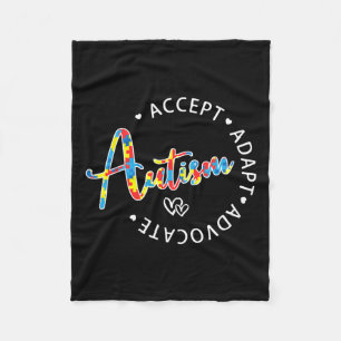 Cobertor De Velo Autismo Sensibilização Aceite Adaptar Advocate Mo 