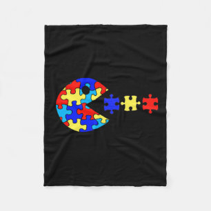 Cobertor De Velo Autismo Sensibilização Diversão Autismo Quebra-cab
