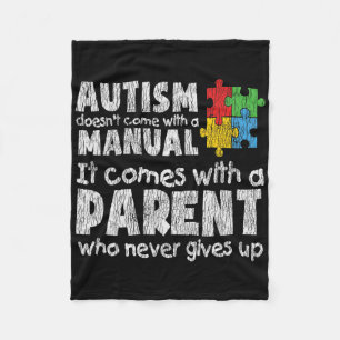 Cobertor De Velo Autismo Sensibilização Mãe Pais Pais Autistas Cria