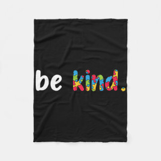 Cobertor De Velo Autismo Sensibilização Seja Uma Espécie De Peças Q