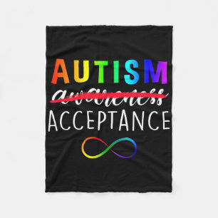 Cobertor De Velo Autismo - Vermelho - Aceitação Não Consciência