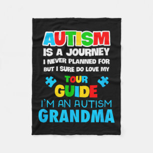 Cobertor De Velo Autismo Vovó Neurodivergente Suporte a Disseminaçã