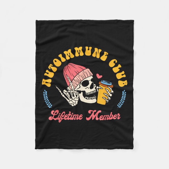 Cobertor De Velo Autoimunização Sensibilização Autoimune Club Lifet (Frente)