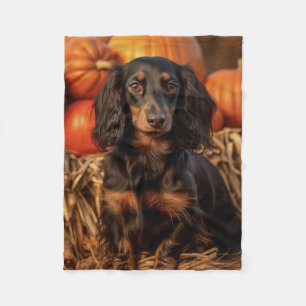 Cobertor De Velo Autumn Dachshund