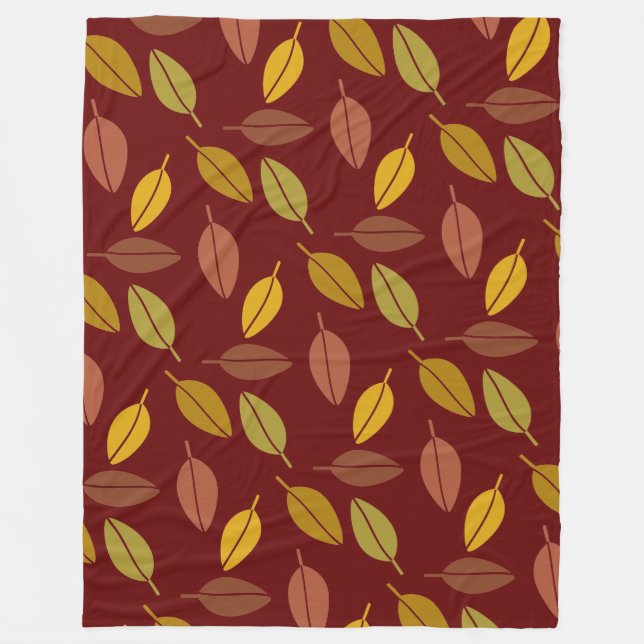 Cobertor De Velo Autumn Deixa Fleece Blanket (Frente)