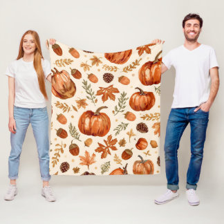 Cobertor De Velo Autumn Harvest Cozy Blanket for Thanksgiving 