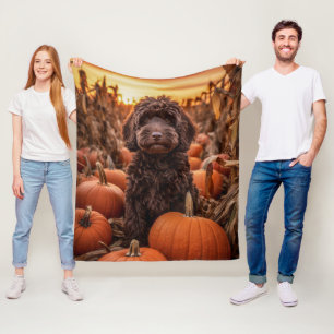 Cobertor De Velo Autumn Labradoodle