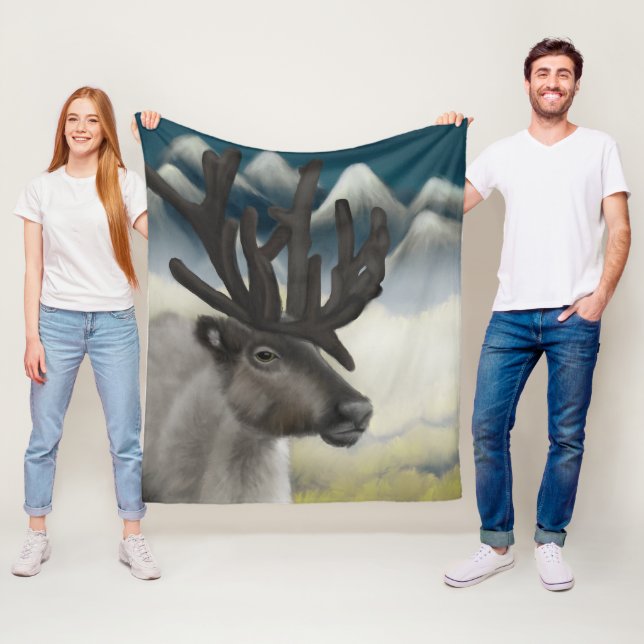 Cobertor De Velo Autumn Reverie: Majexpressa Reindeer (In Situ)