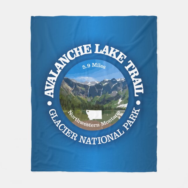 Cobertor De Velo Avalanche Lake Trail (OBP) (Frente)