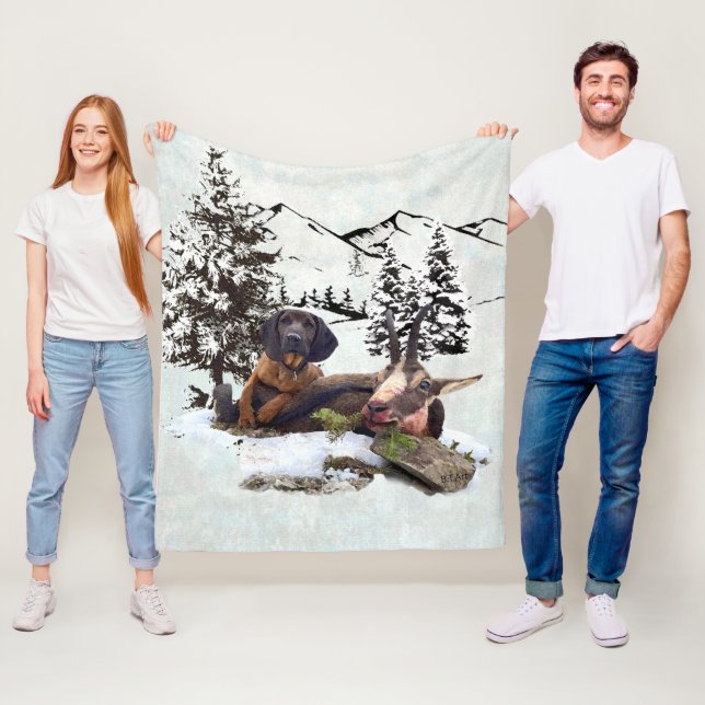 Cobertor De Velo aventura de caça de cabras de montanha (In Situ)