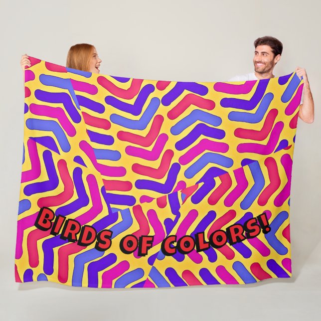 Cobertor De Velo AVES DE COR Fleece Blanket (In Situ)