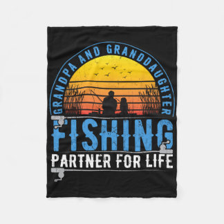 Cobertor De Velo Avô E Neta Parceiros De Pesca Para A Vida Toda