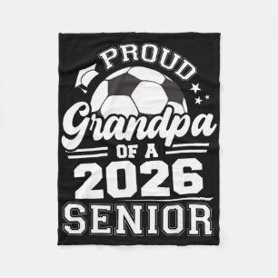 Cobertor De Velo Avô Orgulhoso De Um Ll De Futebol Sênior De 2026 G