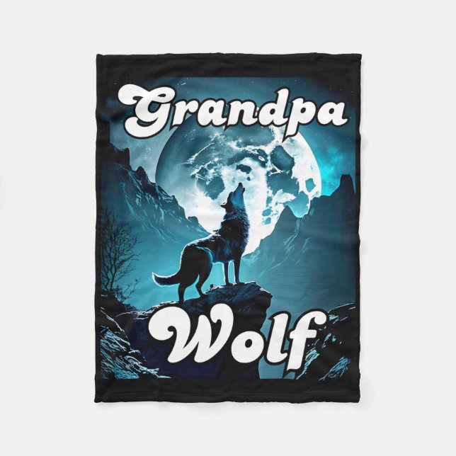 Cobertor De Velo Avô Wolf Correspondente Lobos Camping Pack Fa (Frente)