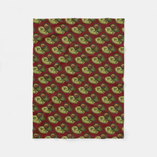 Cobertor De Velo Avocado Fleece Blanket