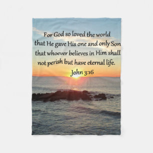 COBERTOR DE VELO AWE-INSPIRING JOHN 3:16 SUNRISE
