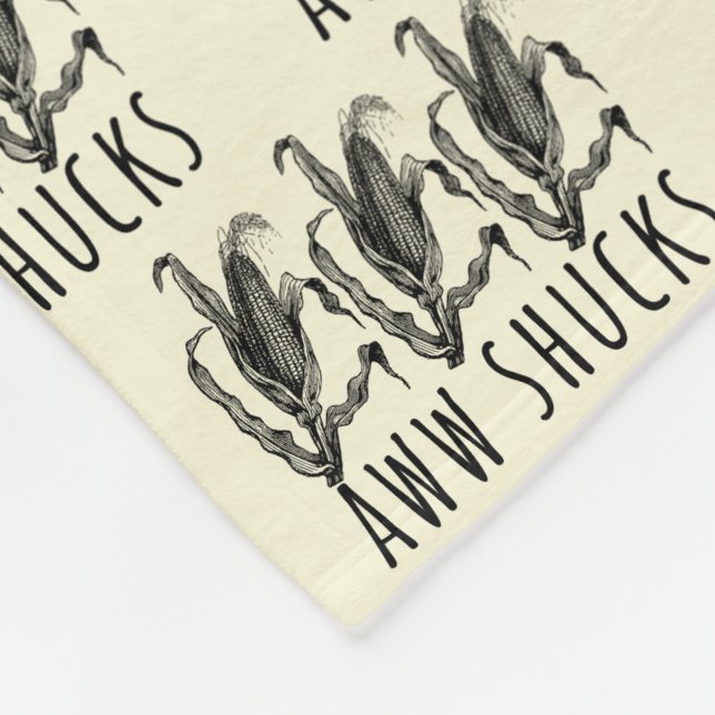Cobertor De Velo Aww Shucks Corn Husk Funny Farm (Quina)