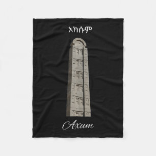 Cobertor De Velo Axum Rock Hewn Monuments Souvenir - Antigo Ethiop