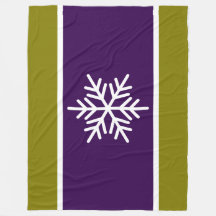 Azeitona Roxo-Profunda Moderna Floco de Neve Branc