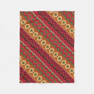 Cobertor De Velo Azteca Maia Indígena Tribal Pintura Geométrica