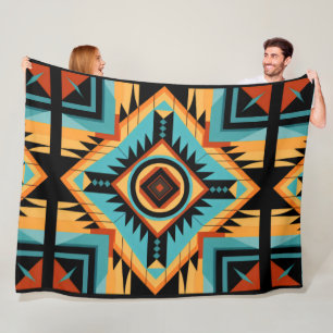 Cobertor De Velo Azul-amarelo preto