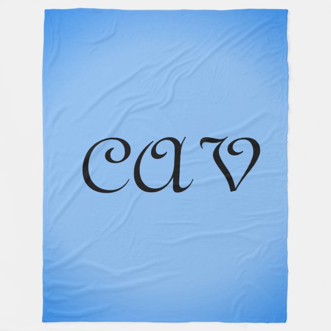 Cobertor De Velo Azul Cornflower Sangria (Frente)