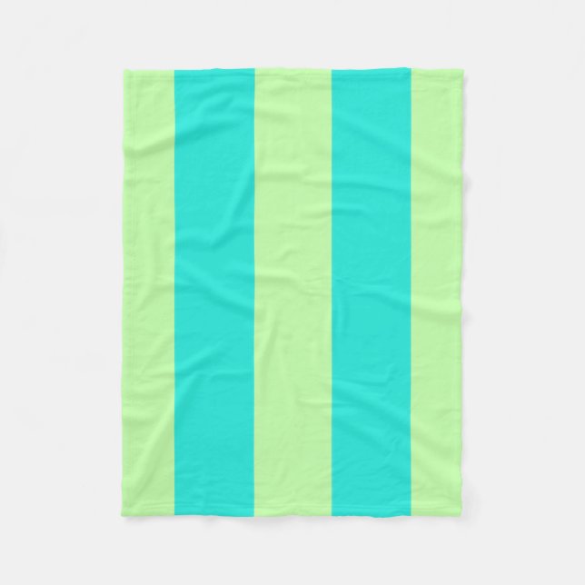 Cobertor De Velo Azul e Greve Verde Spunky para DIVERSÃO!!! (Frente)