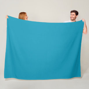 Cobertor De Velo Azul-verde (cor sólida)