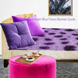 Cobertor De Velo Azul violeta detectado