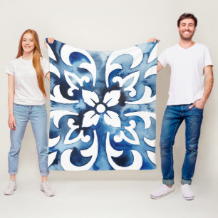 Cobertor De Velo Azulejo de cobalto II